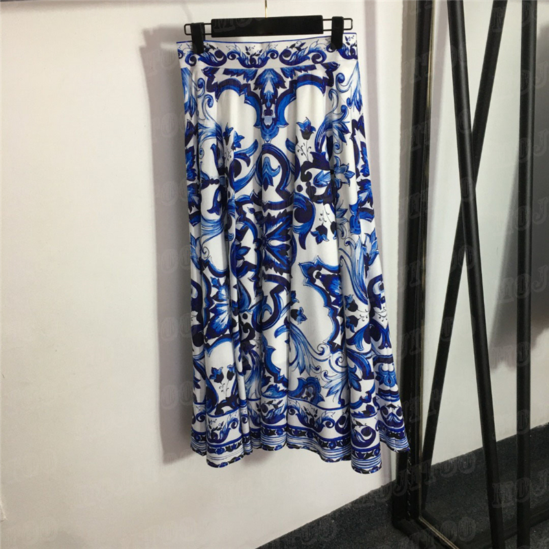 Vintage Print Sling Vest Dress Sets For Women Fashion Sexy Tank Top High Waist Skirts Party Wedding