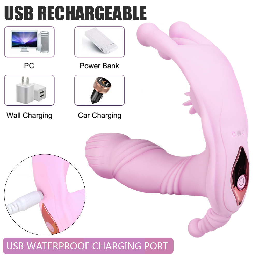 Fabric Clitoral Stimulator Female Masturbation Dildo Vibrator Panties Erotic 7 Mode Sex Toys for Women Remote Control Vagina Mas Homosexual produ