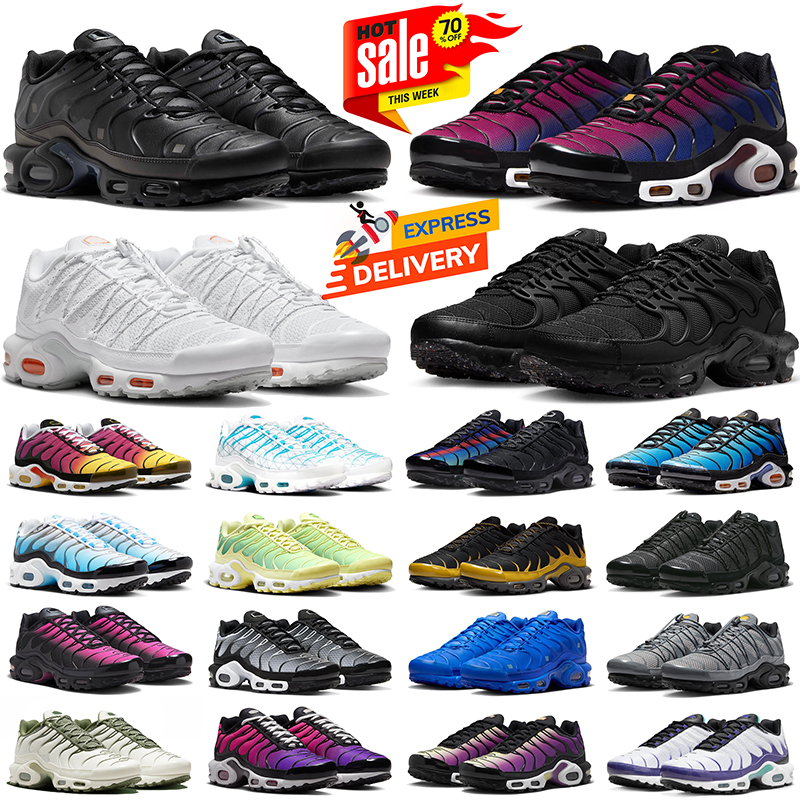 tn 3 terrascape plus running shoes tns tn3 kids womens mens trainers Marseille Atlanta Berlin Unity utility Triple Black Onyx Women Men Outdoor Sports Sneakers