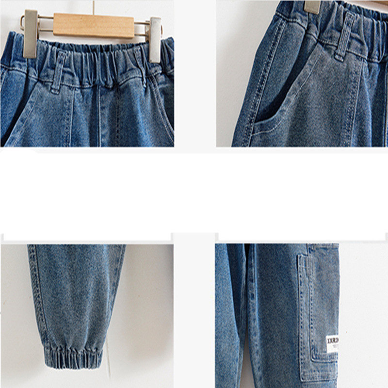Jeans Autumn Children's Boys' Jeans Baby Clothing Classic Pants Children's Jeans Trousers Baby Boys' Casual Bottom Sports Pants 4-