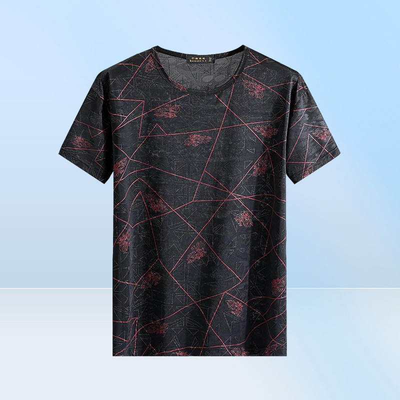 Summer Mens Big Size Brand Clothing Tshirt Fat Loose Print Tshirt LongSleeve Tee Shirt Large Size Men 7XL 6XL 5XL 10XL 160kg2306365