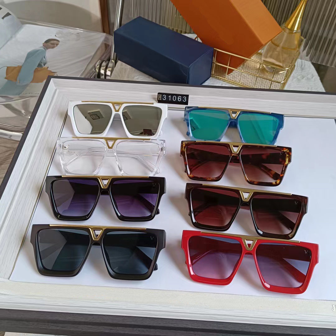 Fashion Designer Sunglasses Goggle Beach Sun Glasses for Man Woman Eyeglasses Colors High Quality
Fashion Designer Sunglasses Goggle Beach Sun Glasses for Man Woman Eyeglasses Colors High Quality