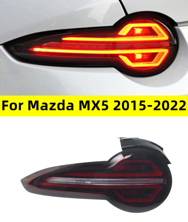 Car Tuning Taillight Modified For Mazda MX5 20 15-20 22 Taillights LED DRL Running Lights Fog Lights Rear Parking Lamp