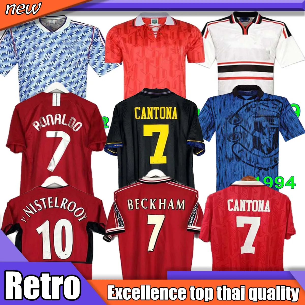Retro RONALDO CANTONA Soccer jerseys MAN football Giggs SCHOLES Beckham Solskjaer Manchester HOME AWAY 2002 07 08 93 94 96 97 98 86 88 99 90 91 UTD maillots de football
Retro RONALDO CANTONA Soccer jerseys MAN football Giggs SCHOLES Beckham Solskjaer Manchester HOME AWAY 2002 07 08 93 94 96 97 98 86 88 99 90 91 UTD maillots de football