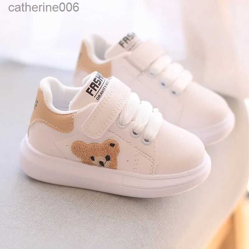 Sneakers 21-30 Size Children's Anti-slip wear-resistant Casual Shoes Kids White Sneakers Girls Boys Soft-soled Walking Shoes Kids ShoesL231106