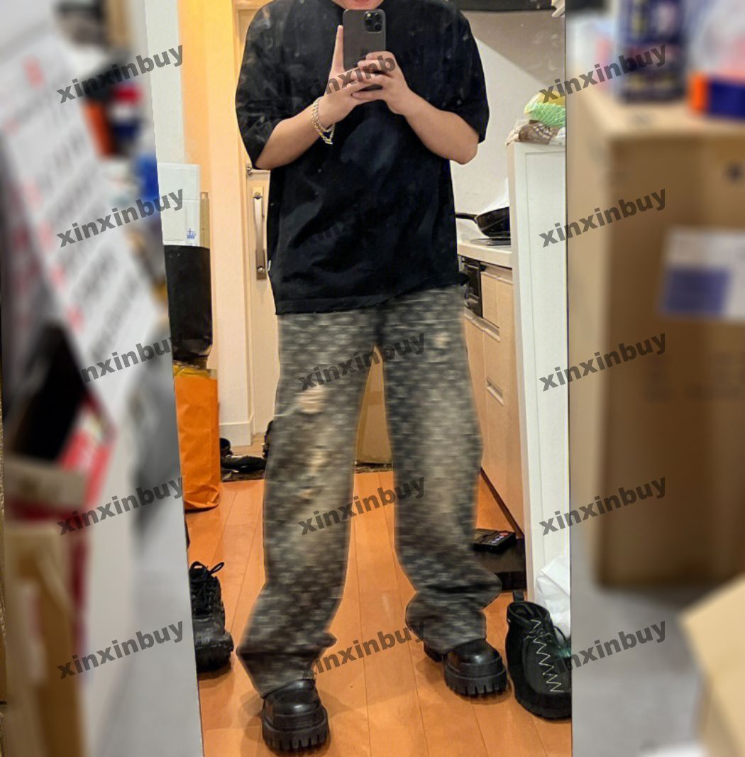 xinxinbuy Men women designer pant Pocket letter jacquard embroidery 1854 Jeans Denim Spring summer Casual pants black M-3XL
xinxinbuy Men women designer pant Pocket letter jacquard embroidery 1854 Jeans Denim Spring summer Casual pants black M-3XL