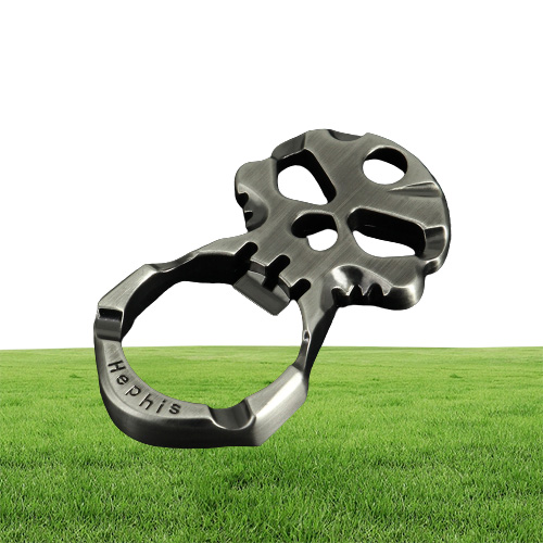 Hephis Skull Knuckles Car Key Chains Unique Men Key Ring Holder Bottle Opener Multi Function Keychains Trinket K1 For Men Gifts S