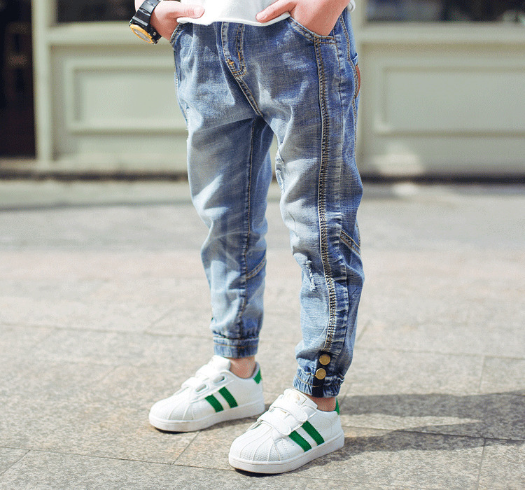 Jeans Children's Jeans Fashion Spring Autumn Boys' Jeans Children's Clothing 4 6 7 8 9 10 12 13 Year Old Baby Boys' Casual Jeans T