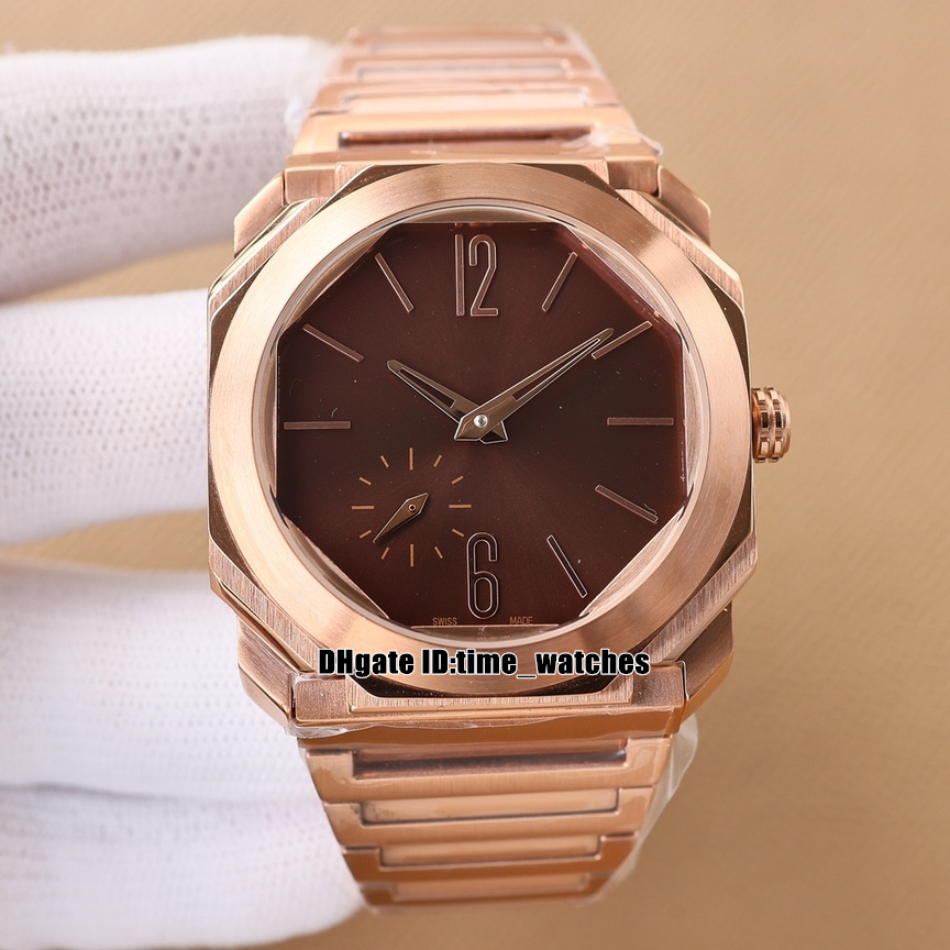 New Octo Finissimo 103637 Miyota Automatic Mens Watch 41mm Brown Dial Rose Gold Case Gents Fashion Sport Watches Stainless Steel Bracelet 15 Colors, 14
New Octo Finissimo 103637 Miyota Automatic Mens Watch 41mm Brown Dial Rose Gold Case Gents Fashion Sport Watches Stainless Steel Bracelet 15 Colors, 14