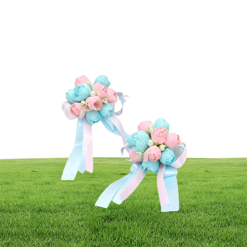 New Men Brooch Artificial Silk Flower with Pearl Design Wedding Prom Corsages and Boutonnieres Suit Accessories G5152140886