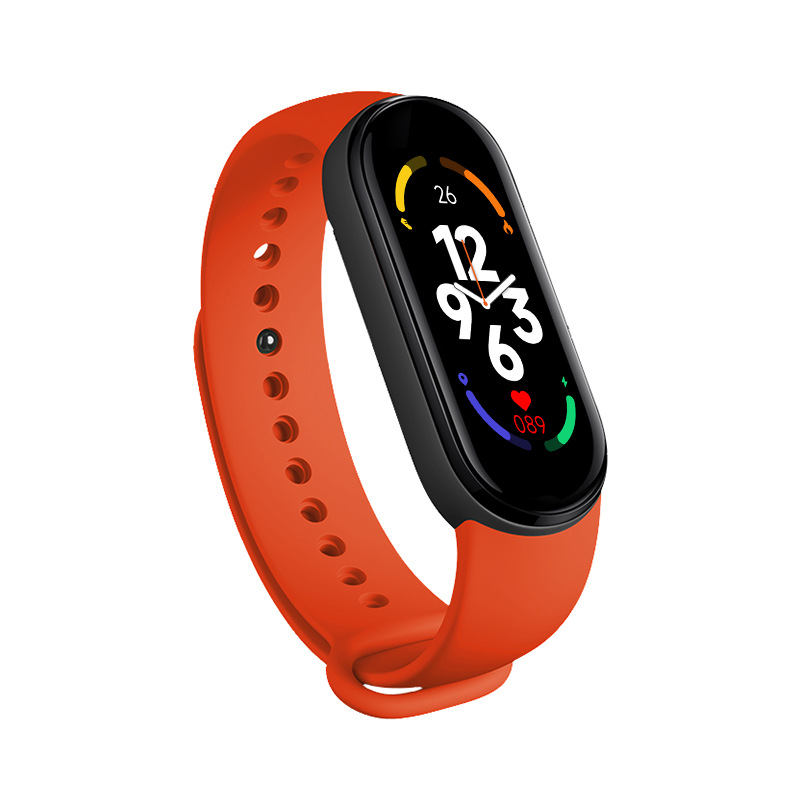 M7 Smart Bracelet Mi Band 7 HD Large Screen Heart Rate Blood Pressure Blood Oxygen IP67 Waterproof Dynamic Dial For