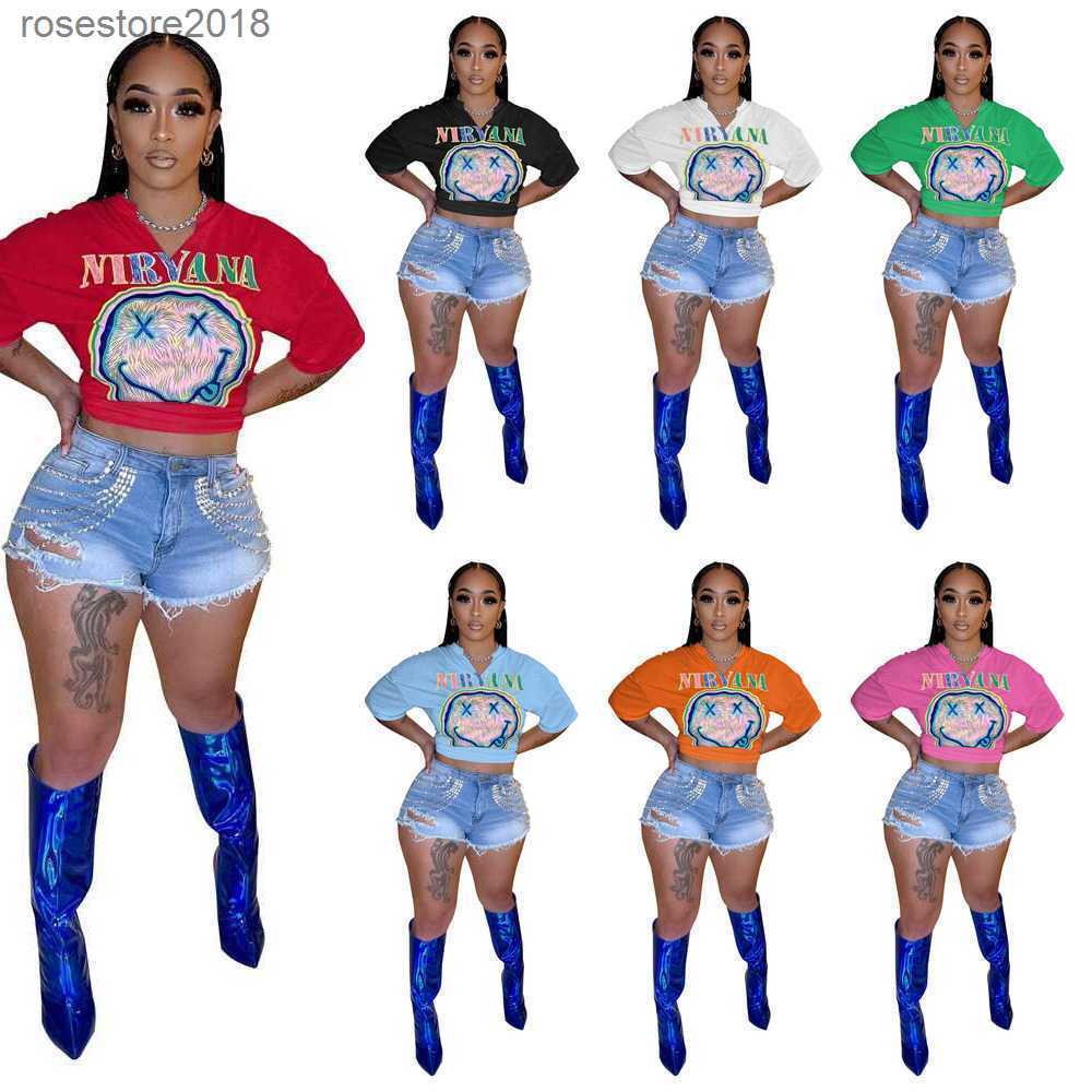 Womens V-neck T Shirt Designer 2023 New Summer Smiling Face Print Short Sleeve Elastic T-shirt, Pink
Womens V-neck T Shirt Designer 2023 New Summer Smiling Face Print Short Sleeve Elastic T-shirt, Pink