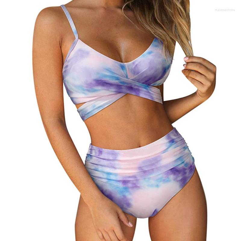 Women' Swimwear Women' Bathing Suits Summer Sexy Solid Color Bikini High Waisted Cross Straps Two Piece Swimsuit Split Beachwear, Black peony
Women' Swimwear Women' Bathing Suits Summer Sexy Solid Color Bikini High Waisted Cross Straps Two Piece Swimsuit Split Beachwear, Black peony