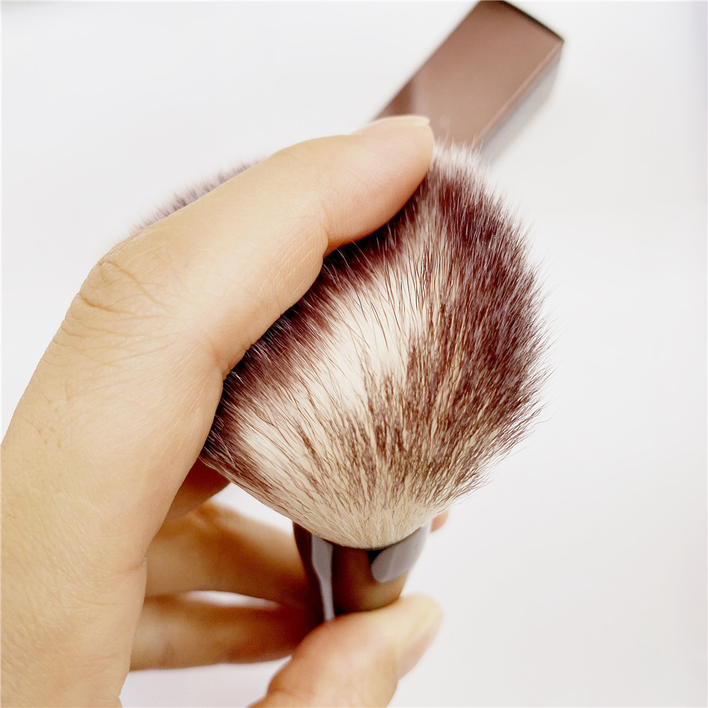 Hourglas Losse Powder Makeup Brush Double-ended Face Powder Cosmetics Brush Ultra Soft Synthetic Hair