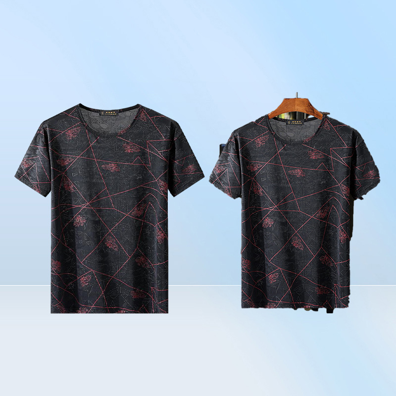 Summer Mens Big Size Brand Clothing Tshirt Fat Loose Print Tshirt LongSleeve Tee Shirt Large Size Men 7XL 6XL 5XL 10XL 160kg2306365