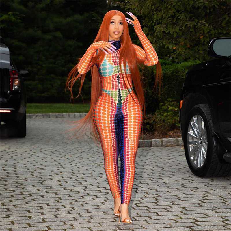 2023 autumn women's new fashion print long sleeve round neck high waist bodysuit women, Orange
2023 autumn women's new fashion print long sleeve round neck high waist bodysuit women, Orange