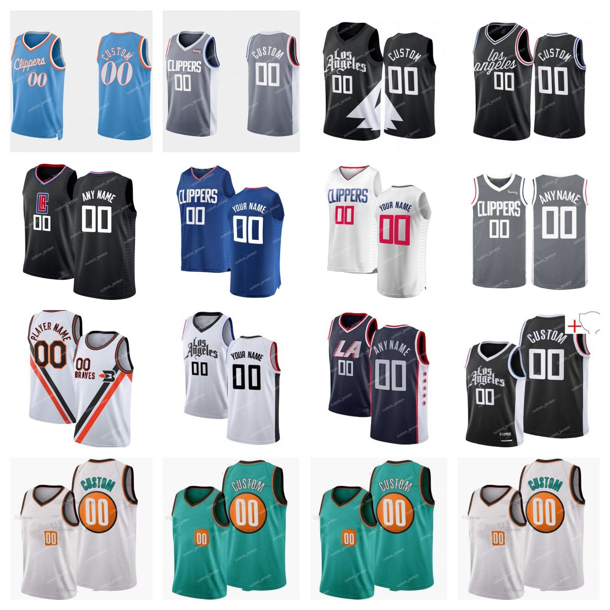 Custom Los Angeles''Clippers''Men Jersey Women Youth #00 Any Name Any Number 75th 2023 Edition''NBA''Basketball Jerseys, #5
Custom Los Angeles''Clippers''Men Jersey Women Youth #00 Any Name Any Number 75th 2023 Edition''NBA''Basketball Jerseys, #5
