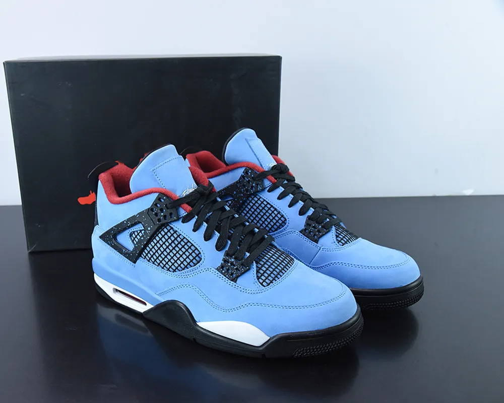 2023 Basketball Shoes Top Quality TS x Jumpman 4s Cactus Jack 4 University Blue Varsity Red Black outdoor running trainers sports Sneakers With Box
2023 Basketball Shoes Top Quality TS x Jumpman 4s Cactus Jack 4 University Blue Varsity Red Black outdoor running trainers sports Sneakers With Box