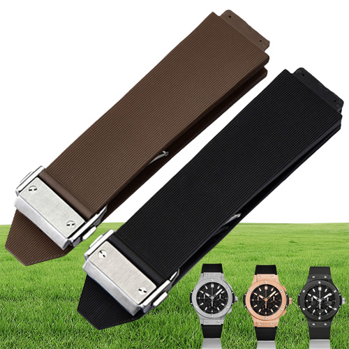26mm Band Watch Bracelet For BIG BANG CLASSIC FUSION Folding Buckle Silicone Rubber Strap Accessories Chain