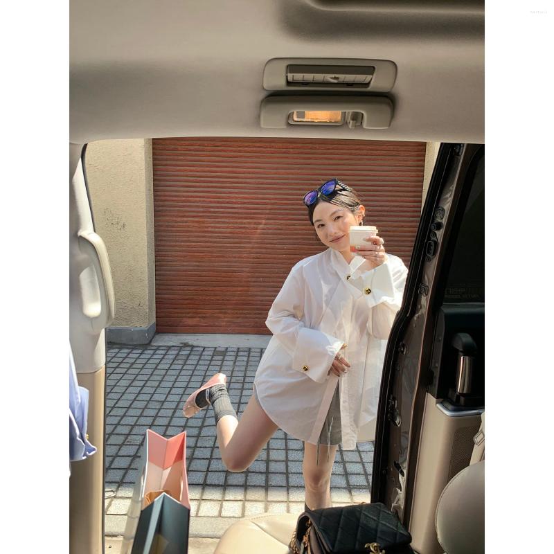 Women's Blouses Long-sleeved Shirt Chemise Femme Blouse Loose Fit Shirts For Women Blusas Mujer De Moda 2023 Verano Elegantes