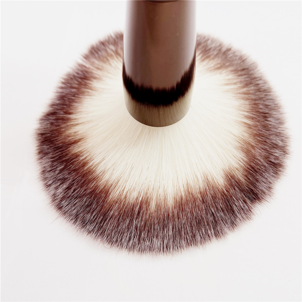 Hourglas Losse Powder Makeup Brush Double-ended Face Powder Cosmetics Brush Ultra Soft Synthetic Hair