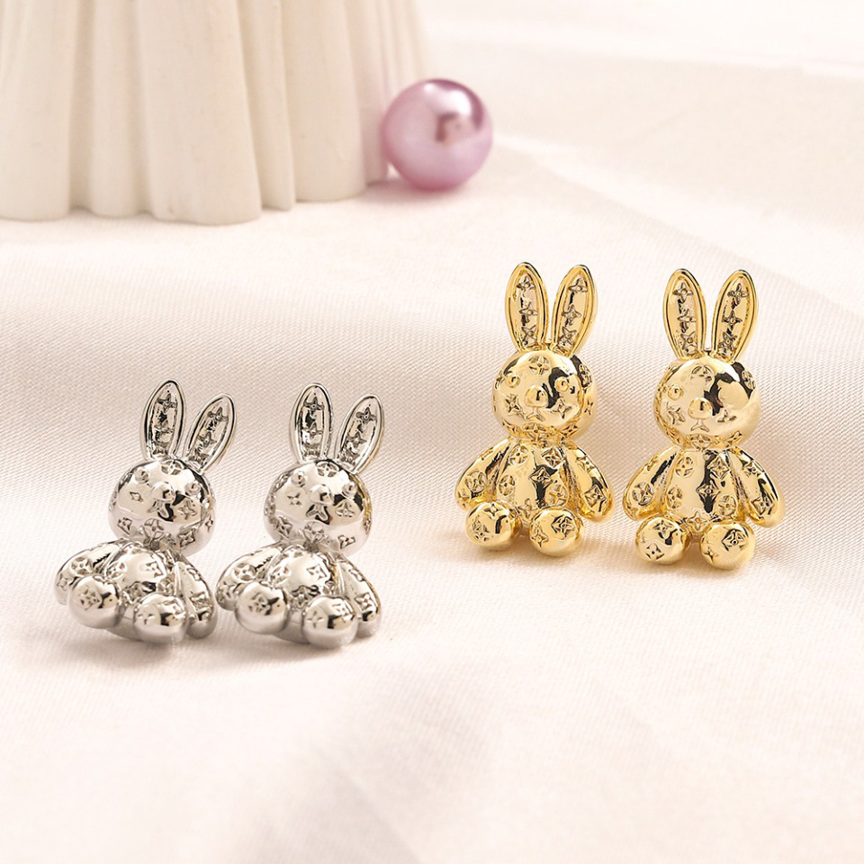 Women's Love Rabbit Earrings Charm Design Gold Earrings Spring Designer Jewelry Romantic Couple Family Gift 925 Sliver Stainless Steel Accessories ZG2239
Women's Love Rabbit Earrings Charm Design Gold Earrings Spring Designer Jewelry Romantic Couple Family Gift 925 Sliver Stainless Steel Accessories ZG2239