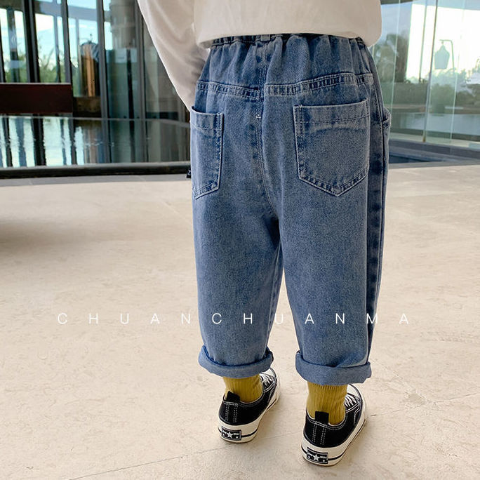 Jeans Spring Autumn Summer Girls and Boys' Jeans Comfortable and Cute Baby Clothing Children's Clothing 230406