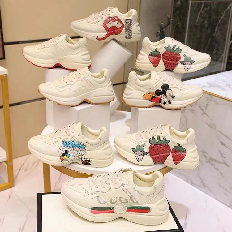 Designer Rhyton Casual Shoes Multicolor Men Women Sneakers Dad Trainers Vintage Genuine Leather Chaussures Shoe Increase Platform Leisure Sneaker size 35-46, 21
Designer Rhyton Casual Shoes Multicolor Men Women Sneakers Dad Trainers Vintage Genuine Leather Chaussures Shoe Increase Platform Leisure Sneaker size 35-46, 21