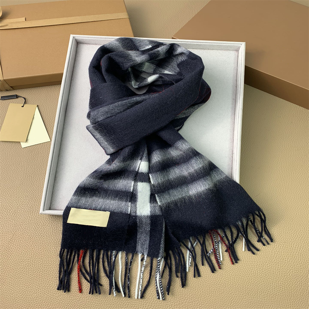 Scarves 24ss New Fashion Women designers scarf 100 Cashmere High Quality Printed men luxury classic winter warm Size 180x30cm long scarves for Gift