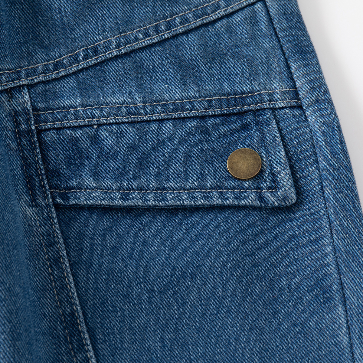 Jeans Baby jeans children's elastic waist jeans spring and autumn toddler Trousers with button up children's clothing 230406