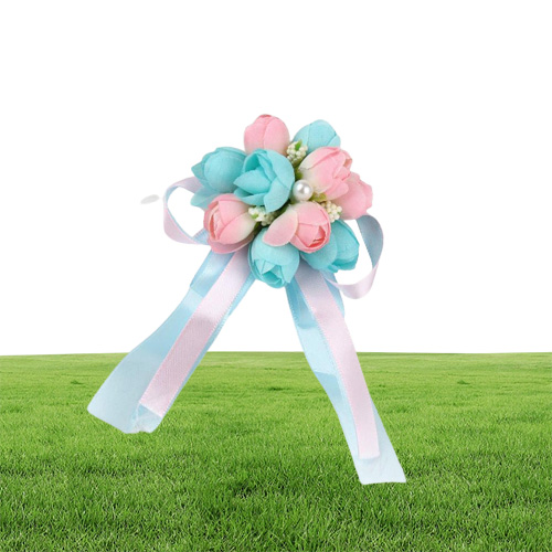 New Men Brooch Artificial Silk Flower with Pearl Design Wedding Prom Corsages and Boutonnieres Suit Accessories G5152140886