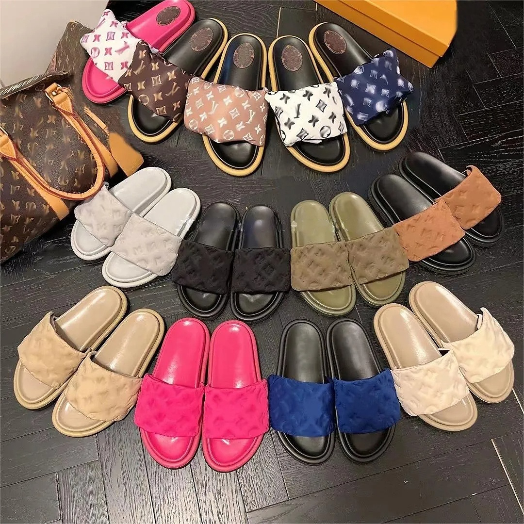 Slippers Slides Designers Pool Pillow Mules Women Sandals Sunset Flat Comfort Mules Padded Front Strap Slippers Fashionable Easy-to-wear Style Slides, Color #6
Slippers Slides Designers Pool Pillow Mules Women Sandals Sunset Flat Comfort Mules Padded Front Strap Slippers Fashionable Easy-to-wear Style Slides, Color #6