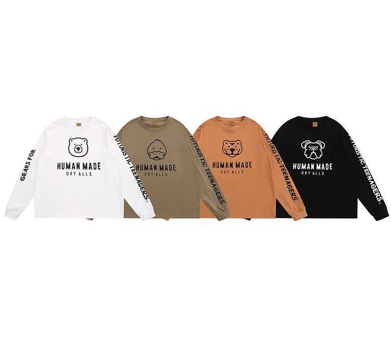 Human Made Animal Printed Long Sleeve T-shirt Autumn New High Street Loose Relaxed Pure Cotton Bottom Shirt for Men and Women, Shipping fee
Human Made Animal Printed Long Sleeve T-shirt Autumn New High Street Loose Relaxed Pure Cotton Bottom Shirt for Men and Women, Shipping fee