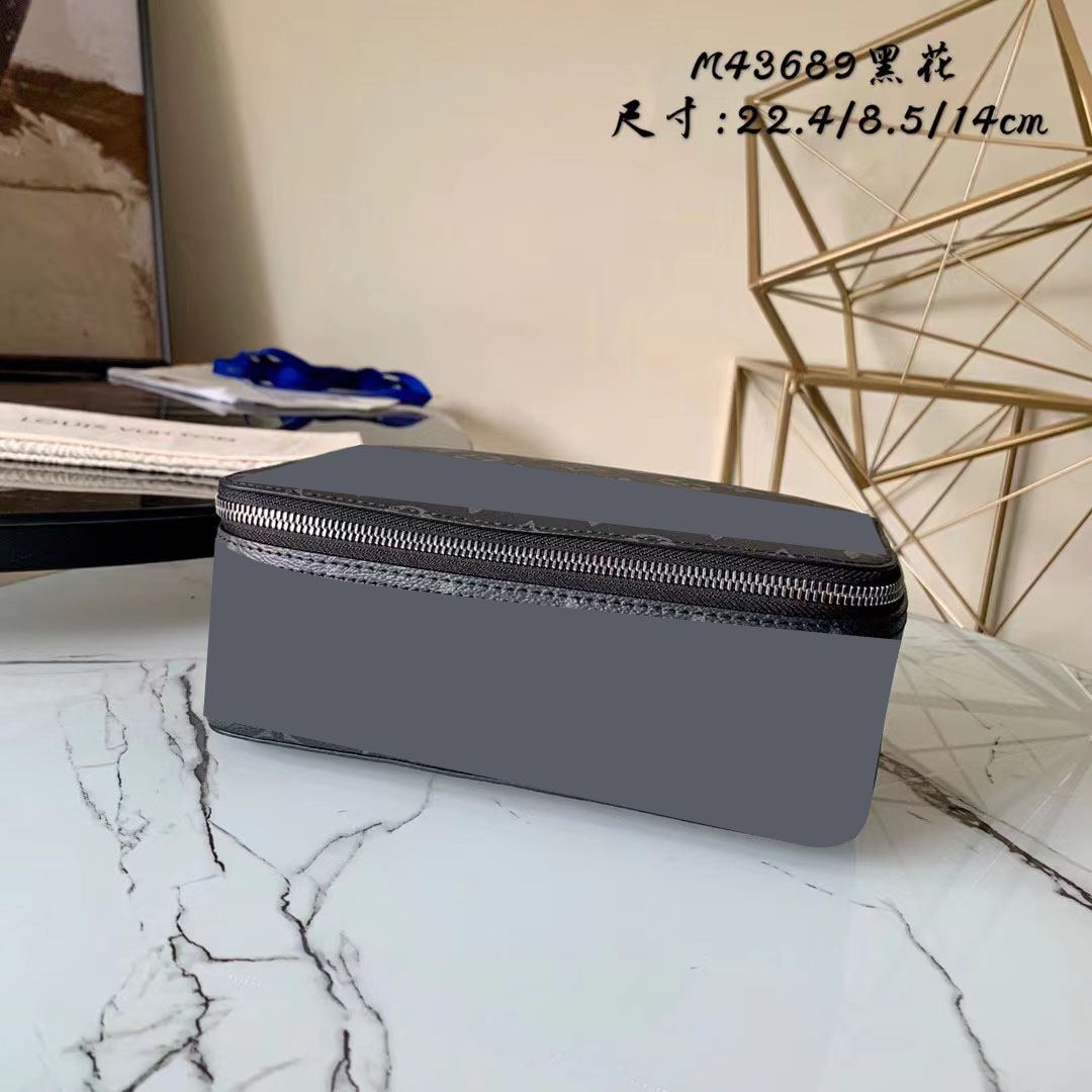 Check Jewelry Box Bag Cover Travel Cosmetic Case Double Zipper Designer Clutch Bags Old Flower Storage Boxs M43690 M43689 M43688 Quality Large Capacity Multisize
Check Jewelry Box Bag Cover Travel Cosmetic Case Double Zipper Designer Clutch Bags Old Flower Storage Boxs M43690 M43689 M43688 Quality Large Capacity Multisize