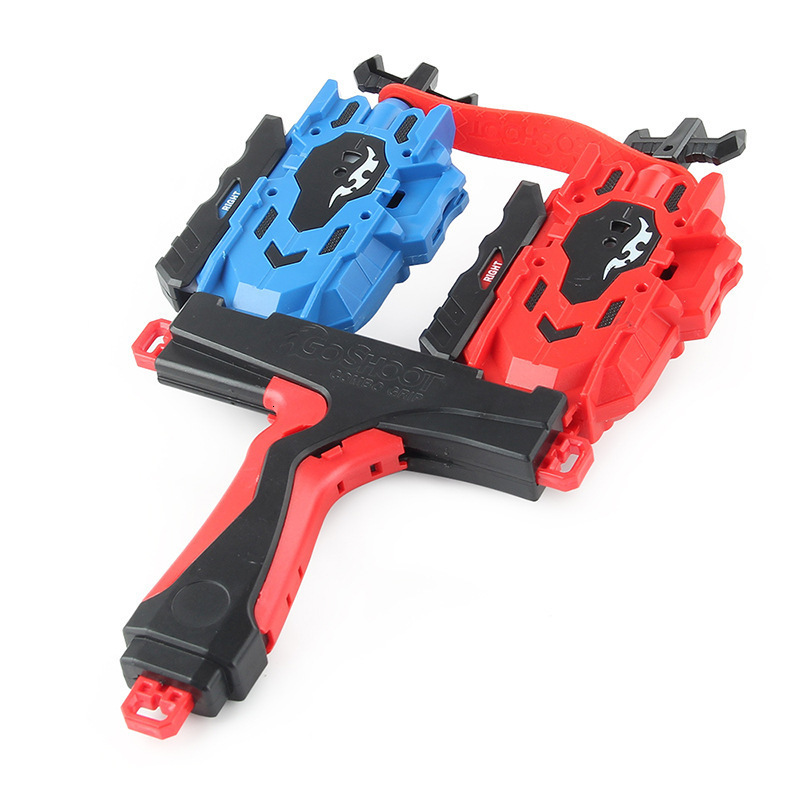 Beyblades Launchers Dual transmitter for beyblade left right and bidirectional wire transmitter blade burst accessory gyroscope transmitter classic to