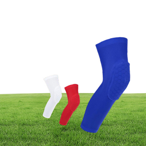 Honeycomb Sports Safety Tapes Volleyball Basketball Knee Pad Compression Socks Wraps Brace Protection Fashion Accessories Single p