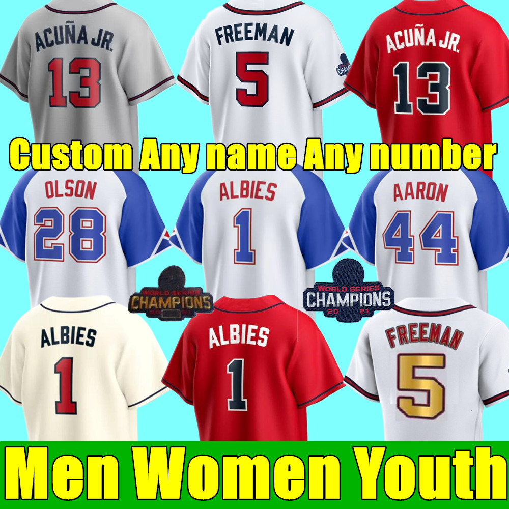 2023 -4XL City Connect Jersey Ronald Acuna Jr. MATT OlSON ATlANTA JORGE SOlER DEiON SANDERS AUSTIN RIlEY BRAVE OZZIE ALBIES JONES Men Women Youth Baseball Jerseys, As shown in illustration
2023 -4XL City Connect Jersey Ronald Acuna Jr. MATT OlSON ATlANTA JORGE SOlER DEiON SANDERS AUSTIN RIlEY BRAVE OZZIE ALBIES JONES Men Women Youth Baseball Jerseys, As shown in illustration