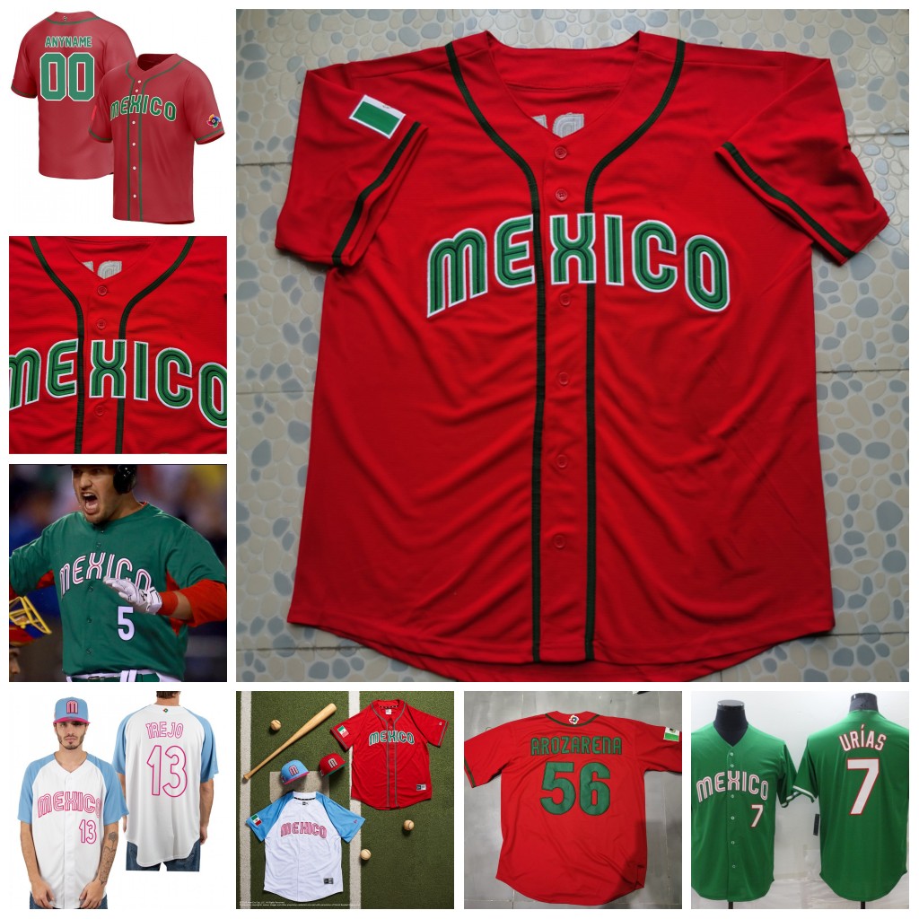 2023 Mexico Baseball Jersey Randy Arozarena Alex Verdugo Alek Thomas Luis Urias Rowdy Tellez Alan Trejo Jarren Duran Jose Cardona Jerseys, Custom any name number flexbase
2023 Mexico Baseball Jersey Randy Arozarena Alex Verdugo Alek Thomas Luis Urias Rowdy Tellez Alan Trejo Jarren Duran Jose Cardona Jerseys, Custom any name number flexbase
