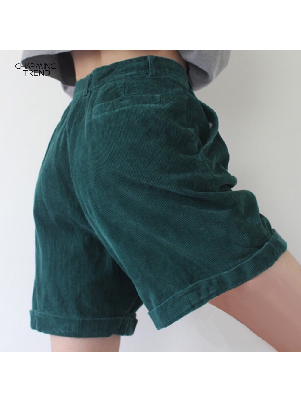 Women's Shorts Vintage Shorts Boyfriend Style Women's Shorts Summer Casual Solid Women's Shorts 230406