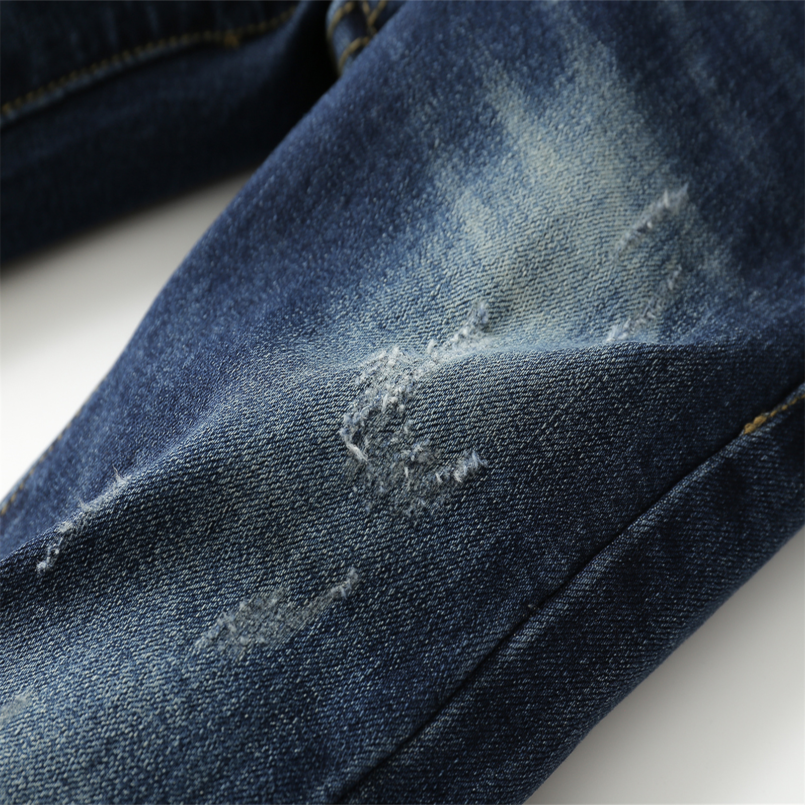 Jeans KIDSCOOL Space Baby Children's Boys' Stone Wash Jeans Children's Painful Super Thin Cotton denim Pants 230406