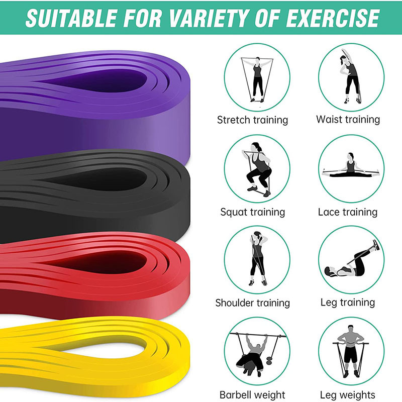 Resistance Bands Gym Equipment Elastic Fitness Sport Exercise At Home Bodybuilding Rubber Leagues Portable Body Building 230406