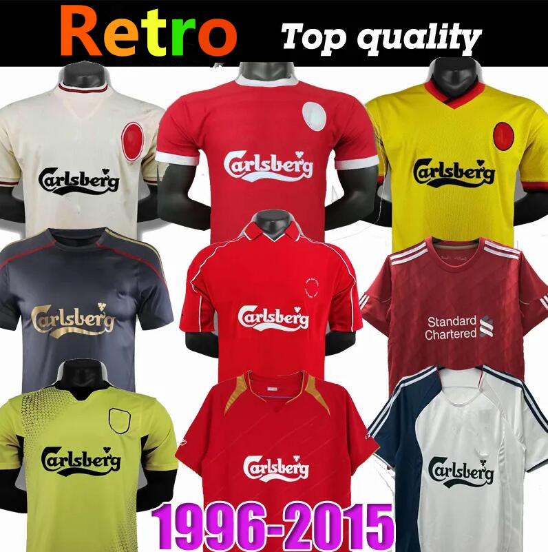 DALGLISH Retro Soccer Jerseys Gerrard 2005 Smicer Alonso 10 11 Football Shirts TORRES 82 89 91 Maillot 85 86 Kuyt Keane 08 09 SUAREZ 00 01 04 05 06 07