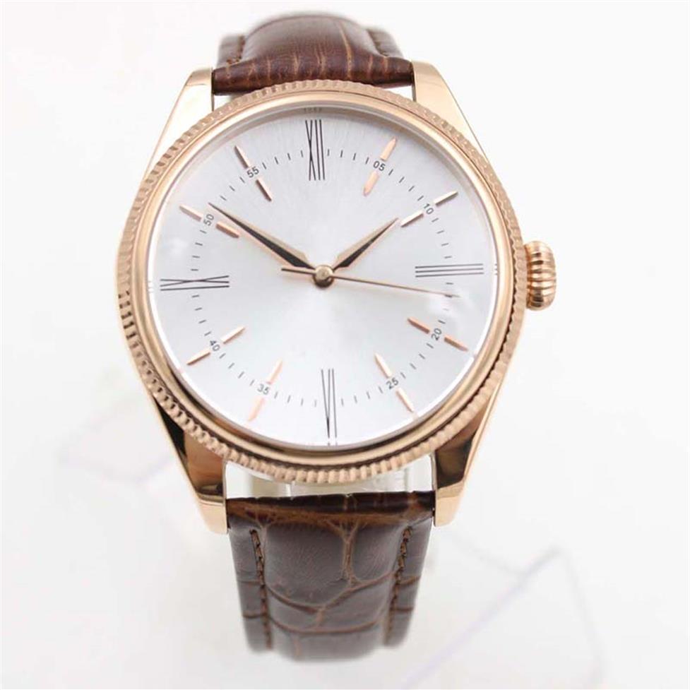 Men's Dress Watch Wirst Time Everose Dial Automatic Mechanical Brown Leather Strap 50505 Perpetual Polished Cellini Mens Luxu306N
Men's Dress Watch Wirst Time Everose Dial Automatic Mechanical Brown Leather Strap 50505 Perpetual Polished Cellini Mens Luxu306N