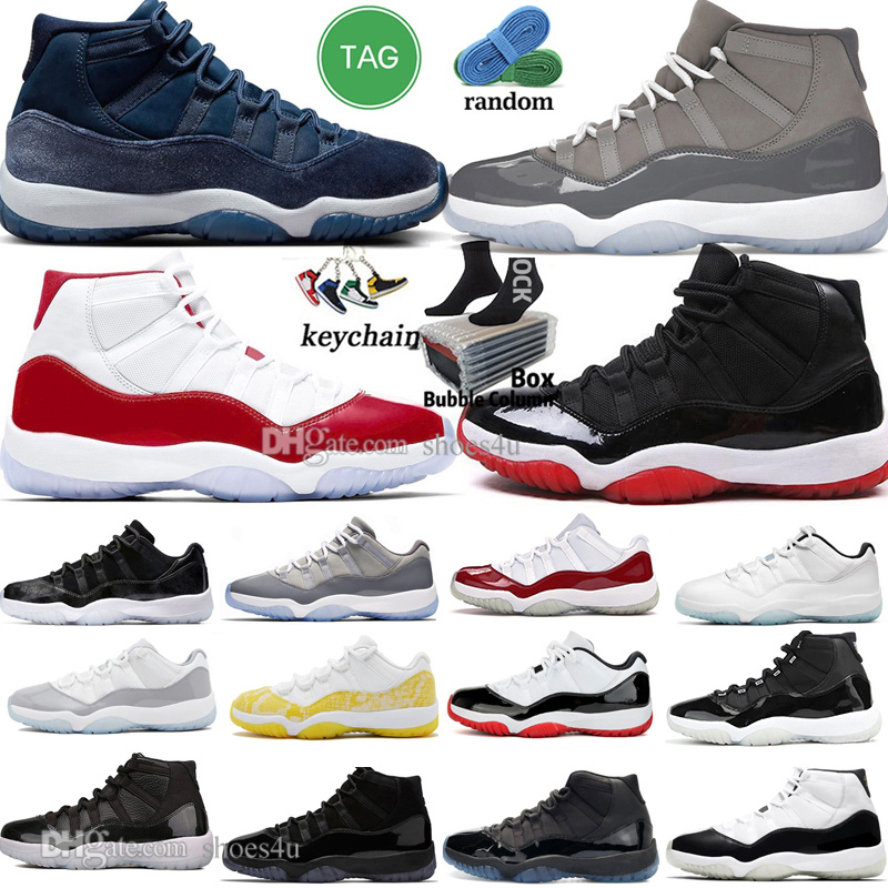 11 Basketball Shoes for men women 11s Cherry Cool Cement Grey Concord Bred UNC Gamma Blue Midnight Navy Velvet Space Jam 25th Anniversary Mens Trainers Sport Sneakers