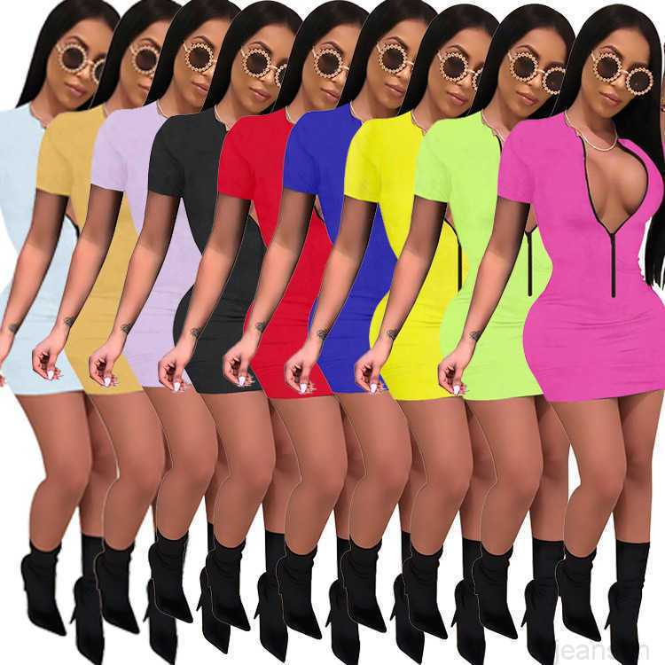 Designers Women jumpsuits buttock skirt Clothes 2022 Short sleeve summer sexy Short skirt casual fashion dress for Sale