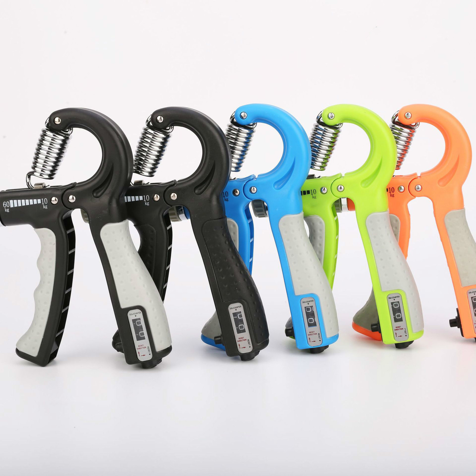Hand Grips RShape Adjustable Countable Grip Strength Exercise Strengthener Gripper Spring Finger Pinch Carpal Expander 230406