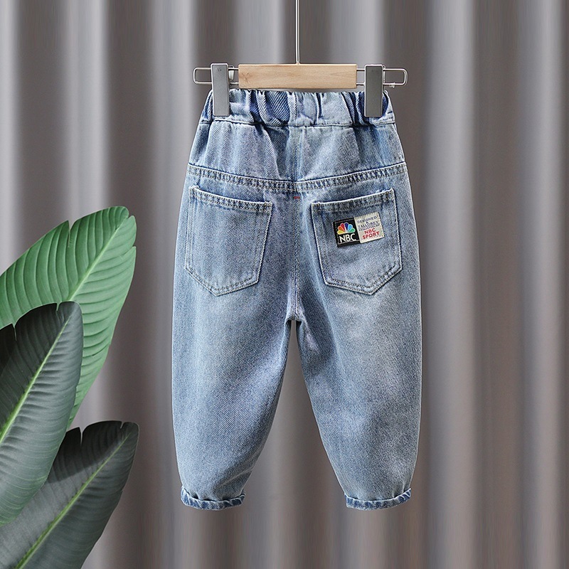 Jeans Boys Jeans Spring Autumn Children Fashion Denim Pants Clothes For Baby 1 To 8 Years Kid Trousers Teenagers Clothes Leggings 230413