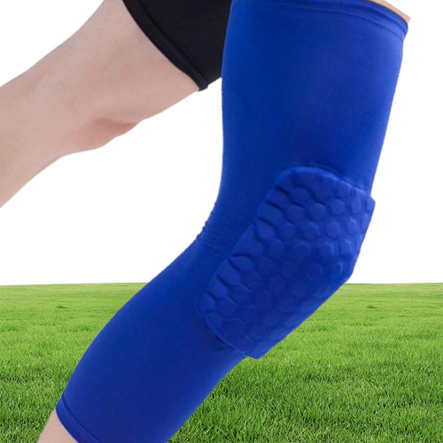 Honeycomb Sports Safety Tapes Volleyball Basketball Knee Pad Compression Socks Wraps Brace Protection Fashion Accessories Single p