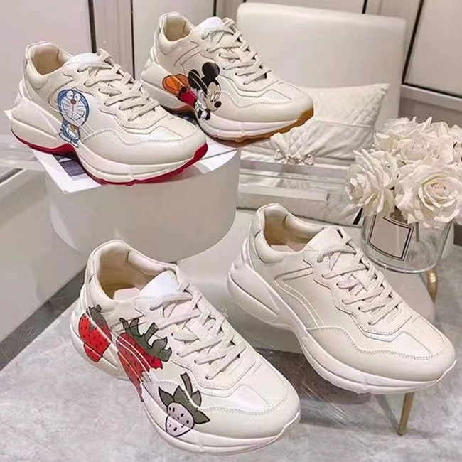 Designer Shoes Rhyton Casual Shoes Men Women Vintage Sneakers Ladies Luxurys Runner Trainers Chaussures Sneaker With box 35-46, 13
Designer Shoes Rhyton Casual Shoes Men Women Vintage Sneakers Ladies Luxurys Runner Trainers Chaussures Sneaker With box 35-46, 13