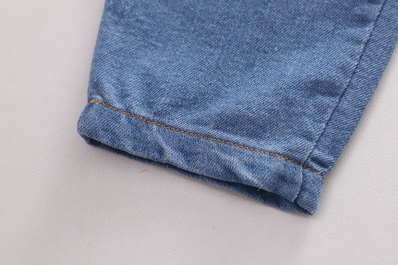 Jeans Autumn Children's High Quality Boys and Girls Fashion Hole Children's Jeans Boys' Casual Denim Pants Children's Legs 0-5 Yea